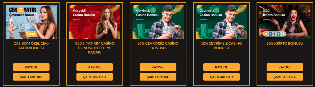 Casibom bonus sayfası